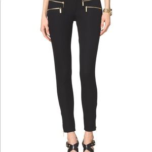 Michael kors zipper skinny jeans